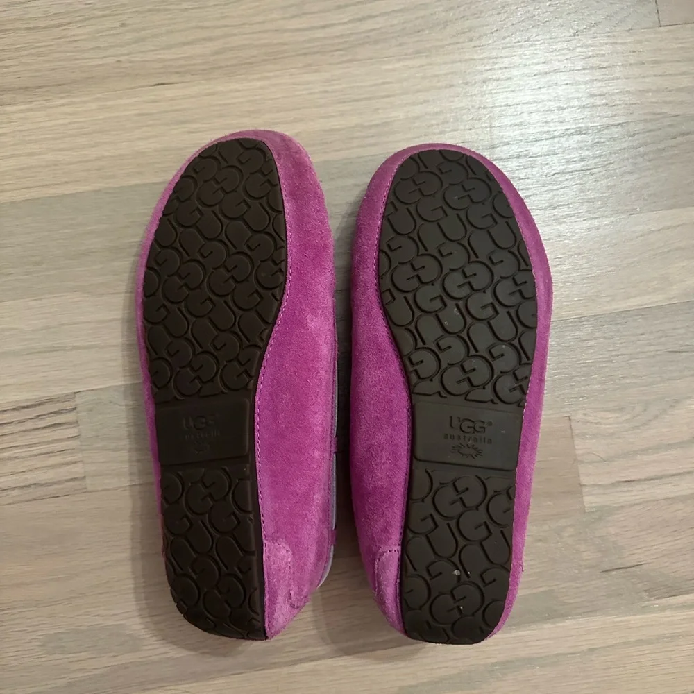 UGG Women's Pink Moccasin Slippers - Picture 5 of 5